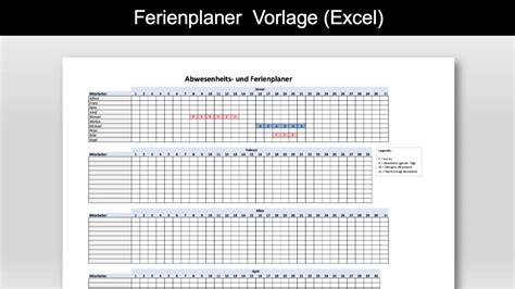 Ferienplaner 2024 Excel Vorlage Schweiz Gratis Downloaden