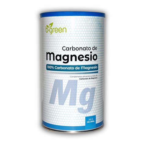 Carbonato De Magnesio Para Que Serve