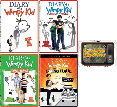 Buy Diary of a Wimpy Kid: Complete Movie DVD Collection with Bonus Art