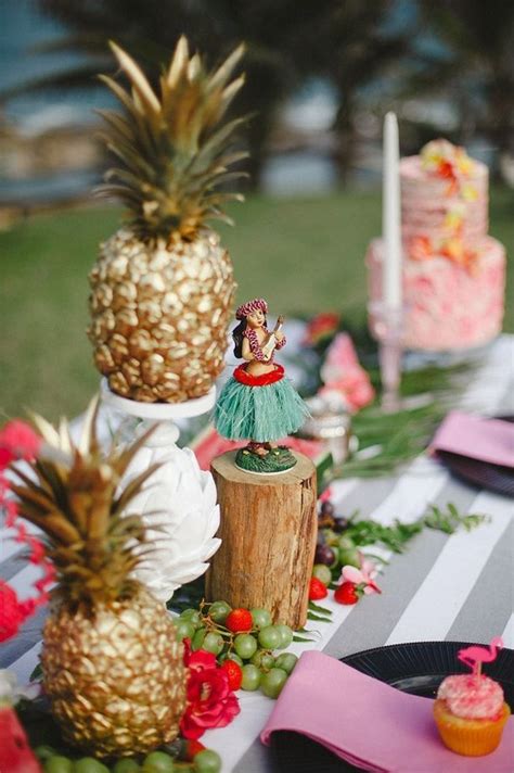 Tropical Bridal Shower By Oh Happy Day Hawaiian Bridal Shower