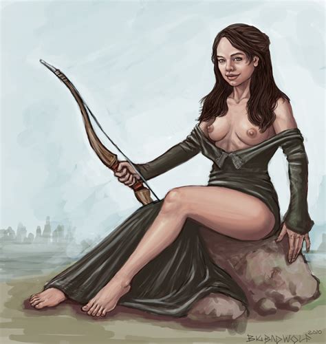 Rule 34 2010 Barefoot Bigbadwolf Bow Breasts Brown Hair Clothed