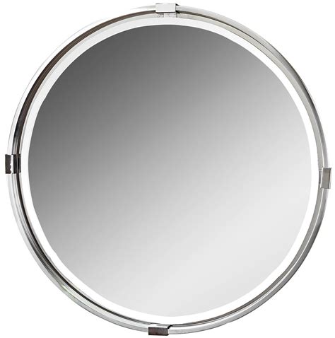 The internet is full of similar manuals. Uttermost Tazlina Brushed Nickel Round Mirror 9109, 30"
