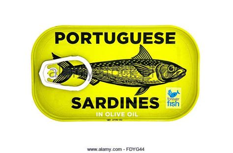 Portuguese Sardines Tin Stock Photos And Portuguese Sardines Tin Stock