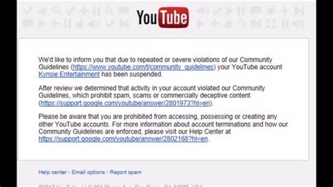 My Youtube Account Got Suspended How I Got It Back Youtube