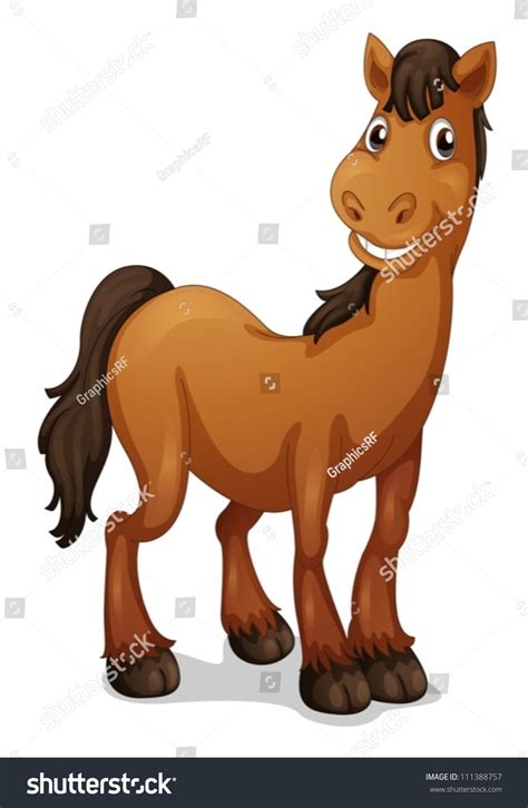 Illustration Of A Funny Horse 111388757 Shutterstock