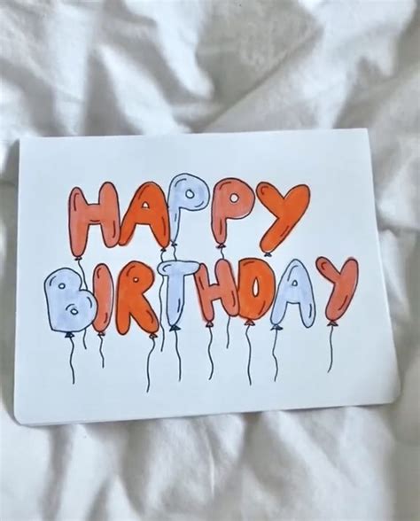 Birthday Card 🎊 Birthday Card Drawing Happy Birthday Cards Diy