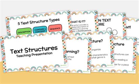 Text Structures Slide Deck Pedagogue