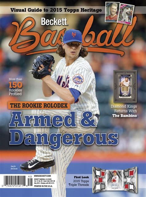 Beckett Baseball Magazine Your Guide To Baseball Cards