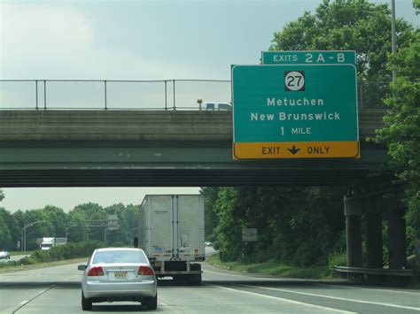 Interstate 287 North Edison To Somerville Aaroads New Jersey
