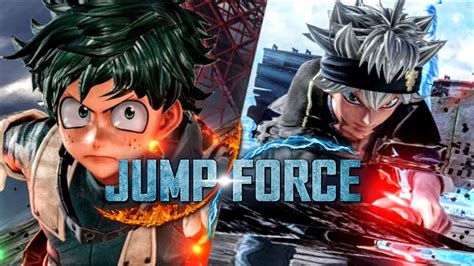 Jump Force Deku And Asta Gameplay Trailer Hd My Hero Academia And Black