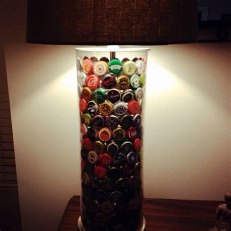 Extraordinary Diy Lamp From Bottle Caps Avso