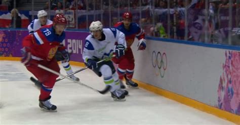 Russia Vs Slovenia Ice Hockey Sochi 2014