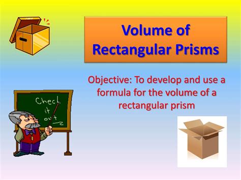 Ppt Volume Of Rectangular Prisms Powerpoint Presentation