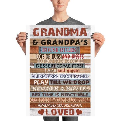 Grandma Grandpas House Rules