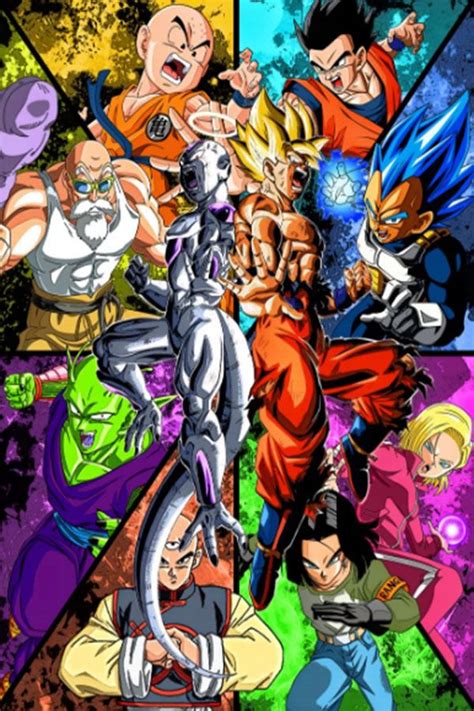 Anime dragon ball super goku vs jiren o wallpaper poster24 x 14 inches. Universe 7 Anime & Manga Poster Print | metal posters ...