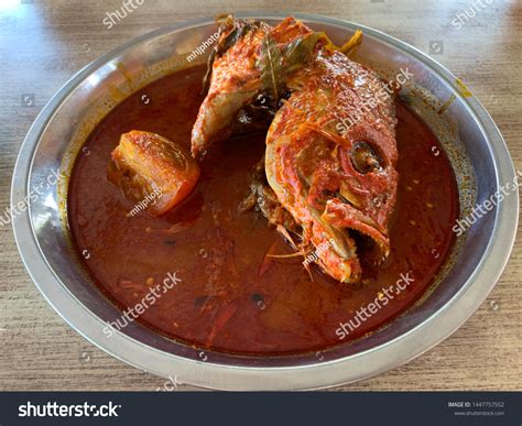 Traditional Malaysia Fish Dish Called Asam Stock Photo 1447757552