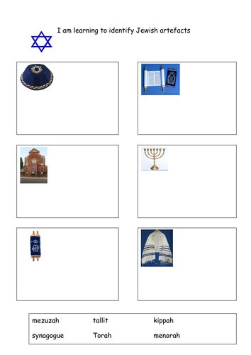 Judaism Symbols Worksheets By Niche1980 Teaching Resources Tes