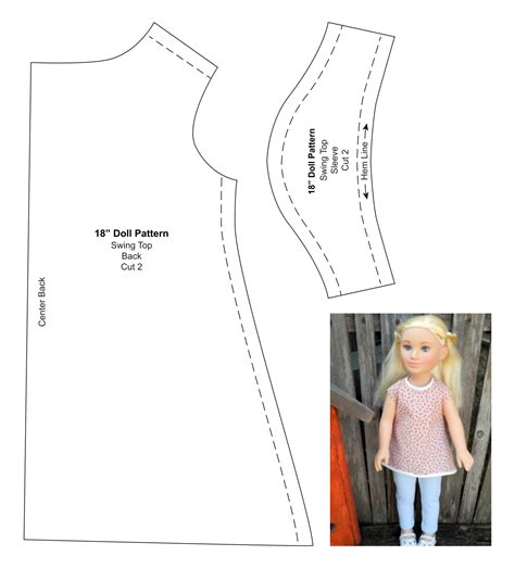 18 inch doll clothes patterns free printable free templates printable