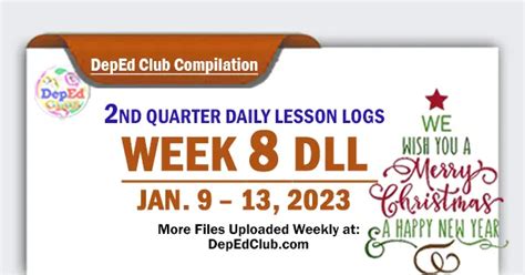 Week 8 Quarter 2 Daily Lesson Log January 9 13 2023 DLL