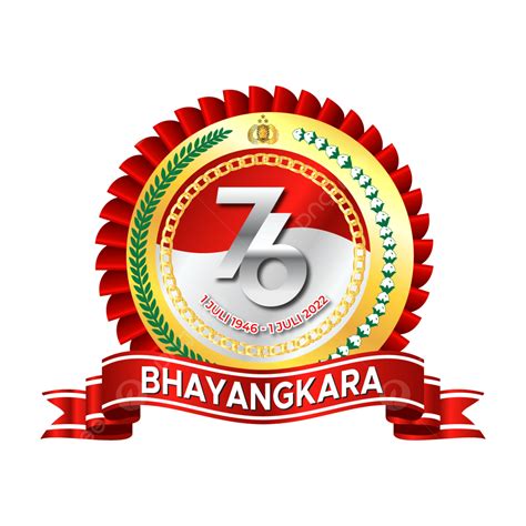 Gambar Logo Hut Bhayangkara Ke 76 Png Tahun 2022 Hut Bhayangkara Ke 76