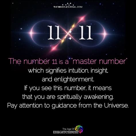 The Number 11 Is A Master Number The Number 11 Numerology Life Path