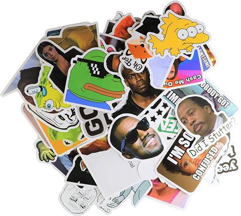 Funny Meme Stickers Sticker Packs Vinyl Stickers Lunchbox Etsy