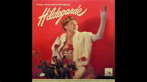 The Incomparable Hildegarde Lp Album Youtube