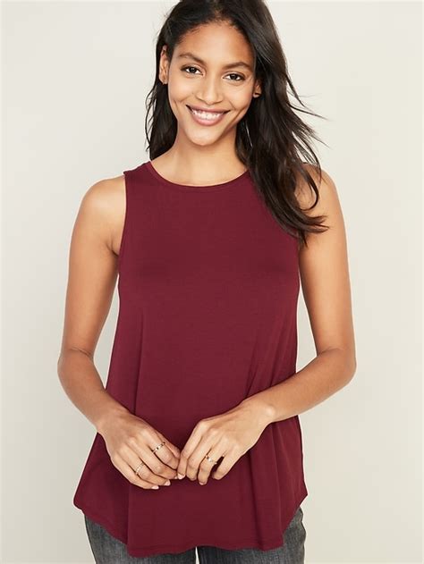 Old Navy Luxe High Neck Swing Tank For Women 507376022000