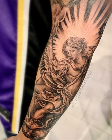 Details 70 St Michael Tattoo On Forearm Latest Ineteachers