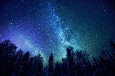 Starry Sky Stars Milky Way Galaxy 4k Hd Space Wallpap