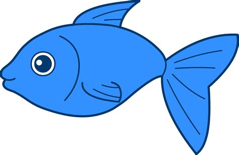 Blue Fish Clip Art Free Clipart Images Clipartix