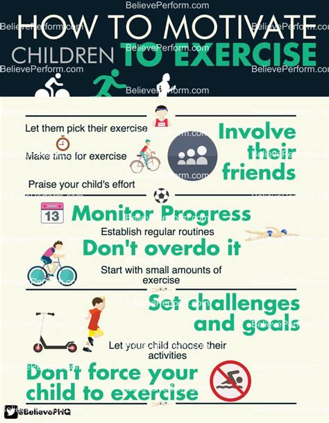 How To Motivate Children To Exercise Believeperform The Uks
