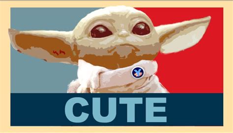 Photo Baby Yoda Running For President Based On Cuteness