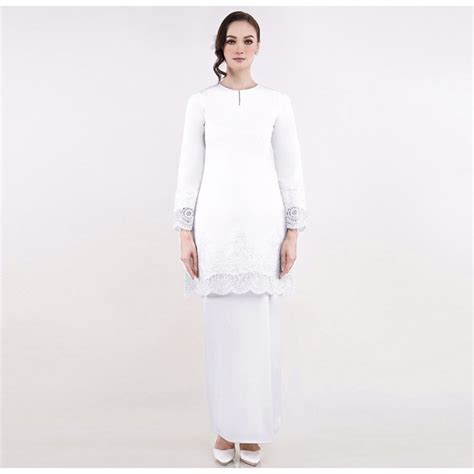 Saje aje belanja lunaa rtw ni in off white. Preloved baju nikah offwhite | Shopee Malaysia