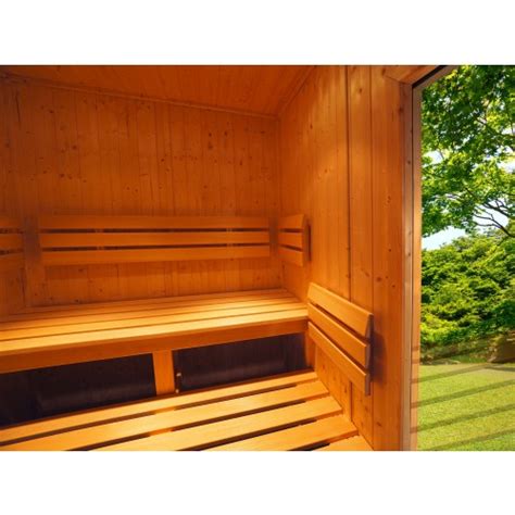 6 Person Outdoor Traditional Sauna E3030 Oceanic Saunas Uk