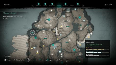 Assassin S Creed Valhalla Ireland Dlc Connacht Map Treasure Mapa Del