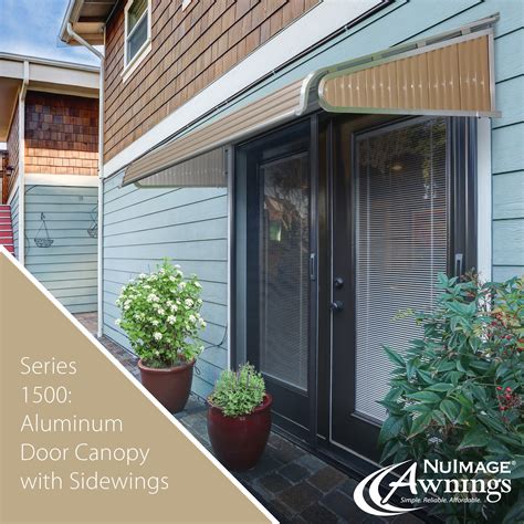 Nuimage Awnings Series 1500 Aluminum Door Canopy Awning Canopy Door
