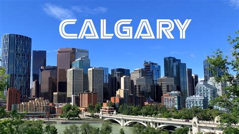 Calgary Alberta Canada Driving In Downtown Youtube