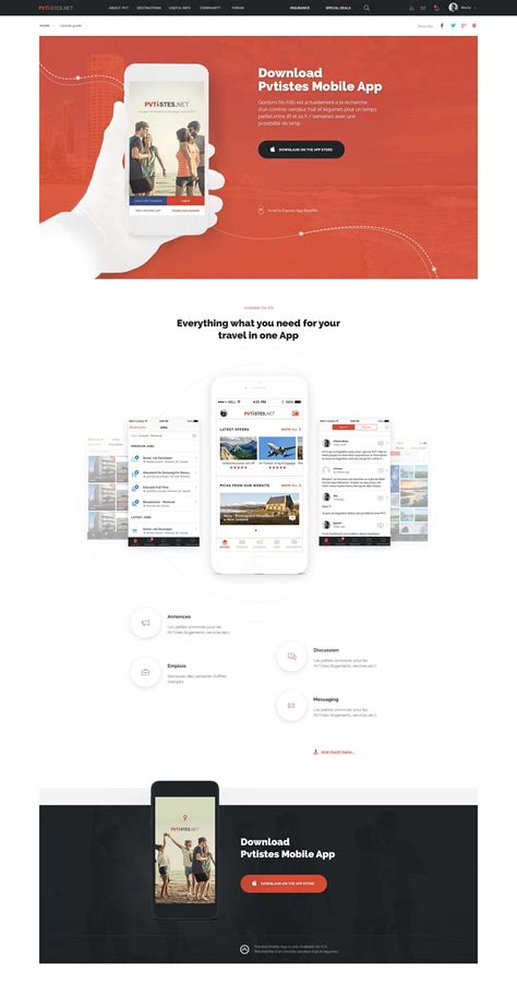 See more ideas about app landing page, landing page, web design. Mobile app landing page by mario sestak | App landing page ...