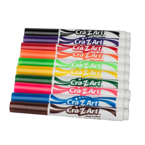 Cra Z Art Classic Multicolor Broad Line Washable Markers 10 Count