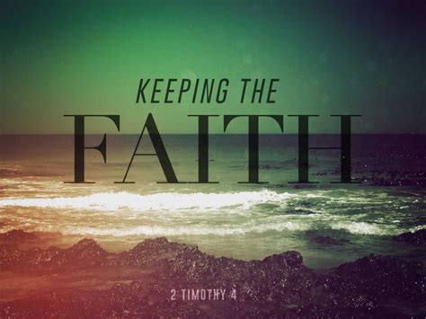 Keeping The Faith Southwest Church Of Christ