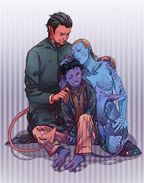 15 Best Images About Azazel Mystique And Their Son Nightcrawler On
