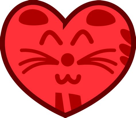 Cat Heart Openclipart