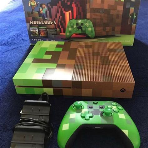 Xbox One S Edição Limitada Minecraft 1tb Em Sorocaba Clasf Jogos