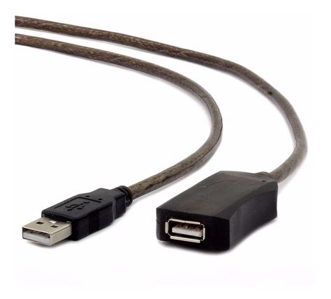 Extension Cable Usb Activa 20 Macho A Hembra 5 Metros Meses Sin