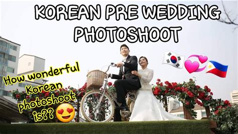 Korean Wedding Prenup Pre Wedding Photoshoot In Korea Teamannyeong Koreanpinaycouple Youtube