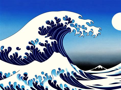 Great Wave Of Kanagawa Desktop Wallpapers Wallpaper Cave