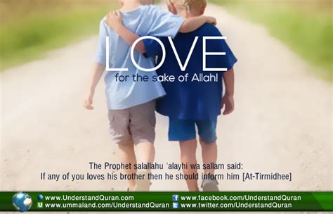 Love For The Sake Of Allah Understand Al Quran Academy
