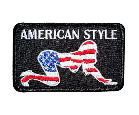 Babe American Style Embroidered Biker Patch Leather Supreme