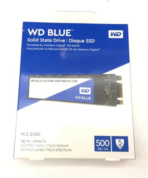 Western Digital 500gb Wd Blue 3d Nand Pc Ssd Sata Iii 6 Gbs M2